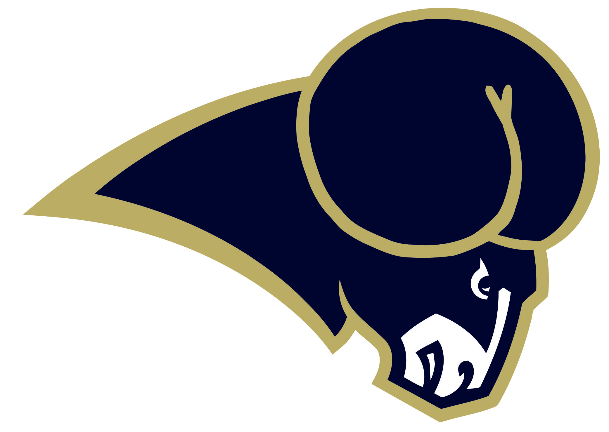 Los Angeles Rams Butts Logo DIY iron on transfer (heat transfer)